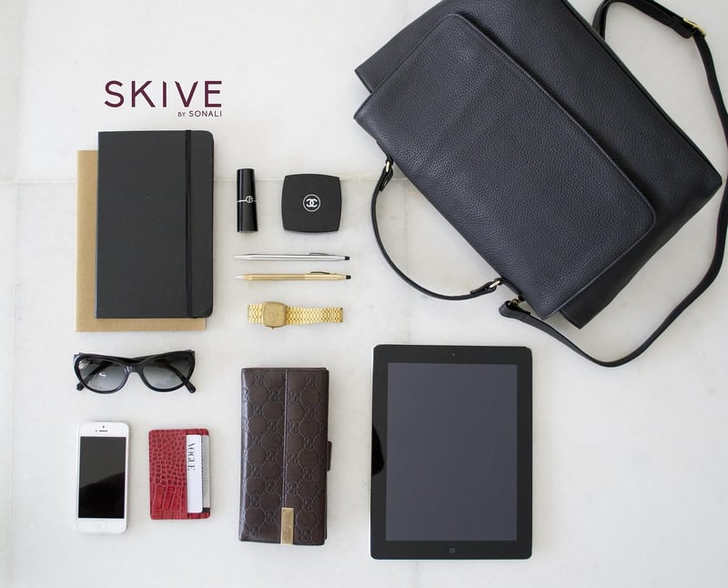 Handbag made from recycled tires